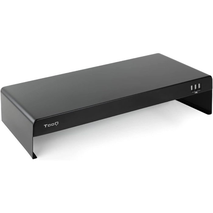 Tooq TQMR0124 Soporte Elevador para Monitor o Portátil con 3x USB 2.0, Negro Tooq TQMR0124 Soporte Elevador para Monitor o Portátil con 3x USB 2.0, Negro